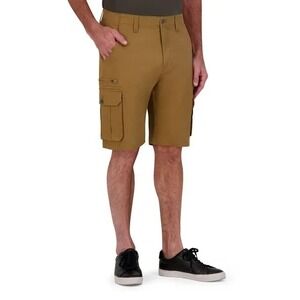 Iron Co Mens Stretch Twill Cargo Shorts Size 40 Caramel Brown 806594007513